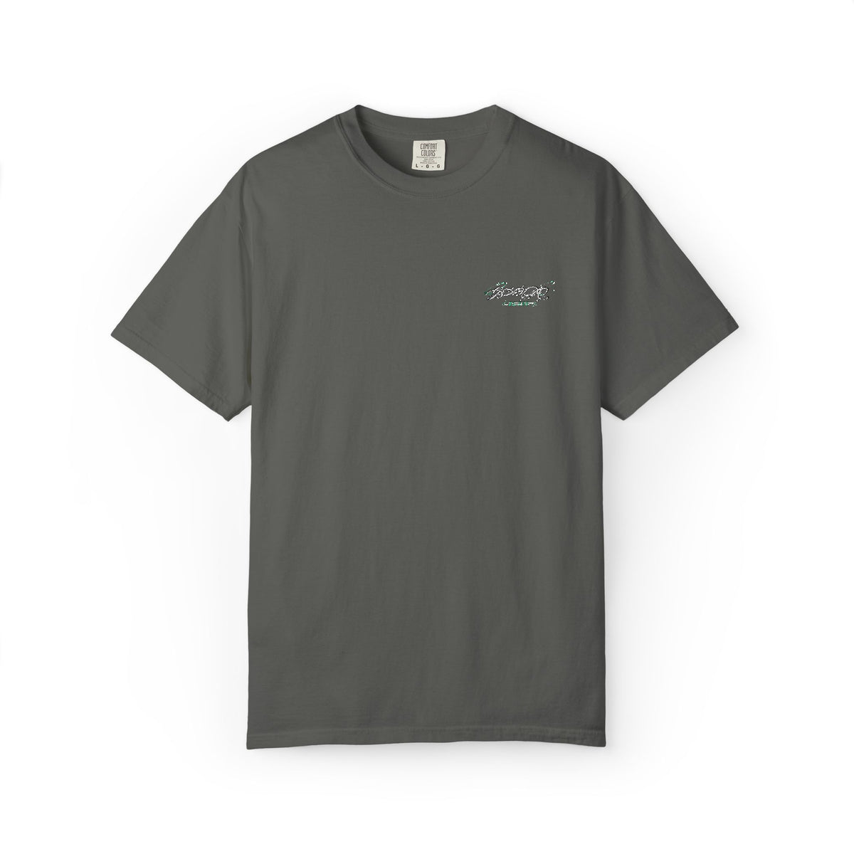 JÁNDO Embroidered Chest Logo Essential T-shirt