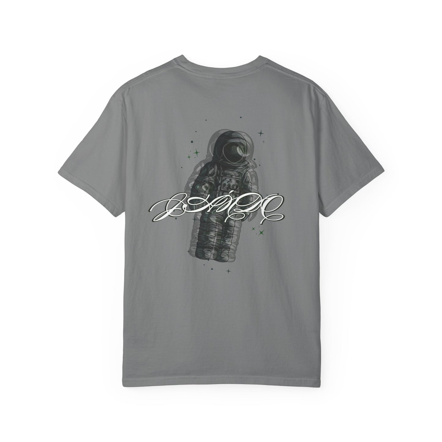 JÁNDO Graphic Glitched Astronaut T-shirt (Back Design)