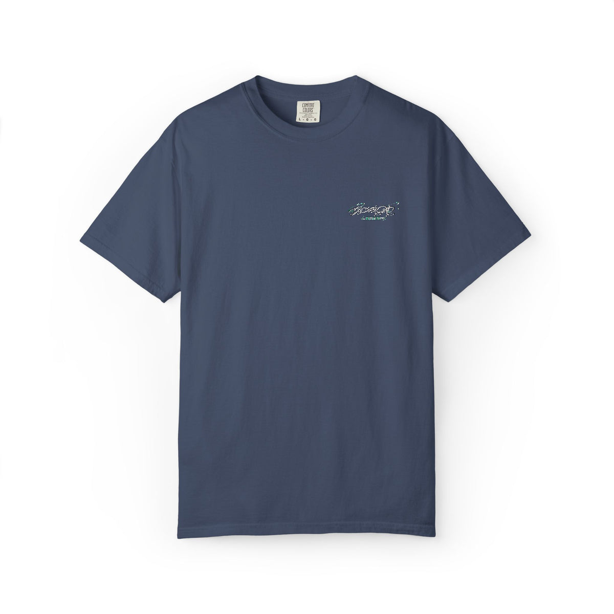 JÁNDO Embroidered Chest Logo Essential T-shirt