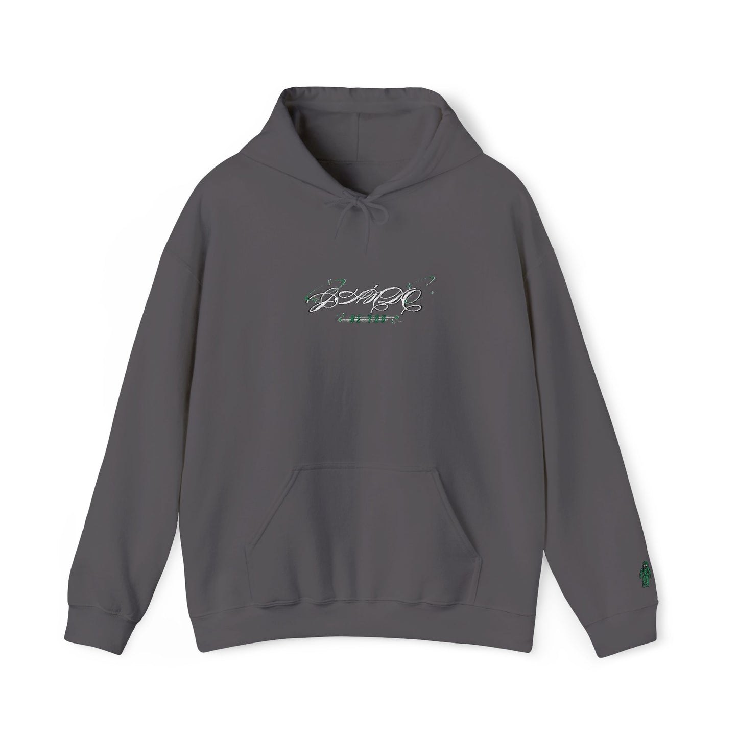 JÁNDO Embroidered Logo Essential Hoodie