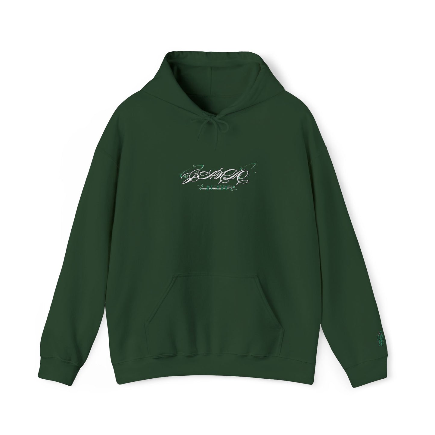 JÁNDO Embroidered Logo Essential Hoodie