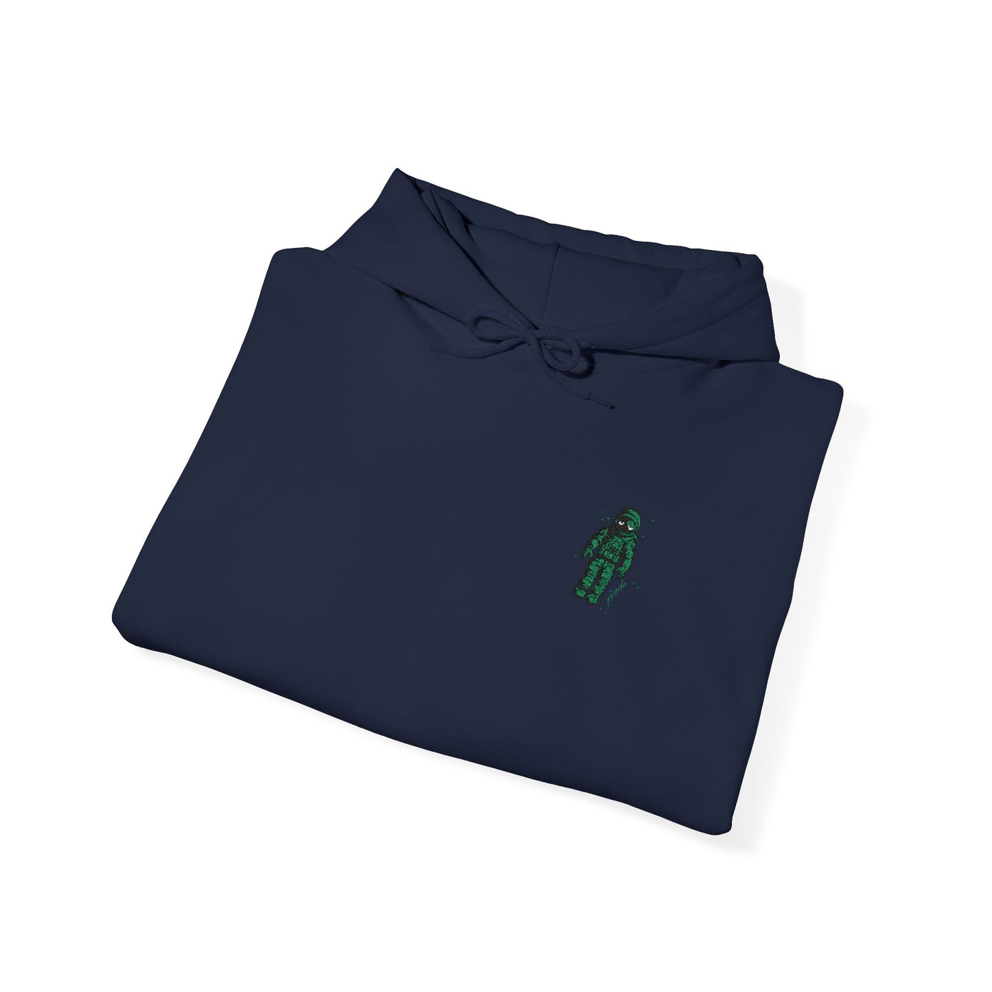 JÁNDO Embroidered Astronaut Essential Hoodie