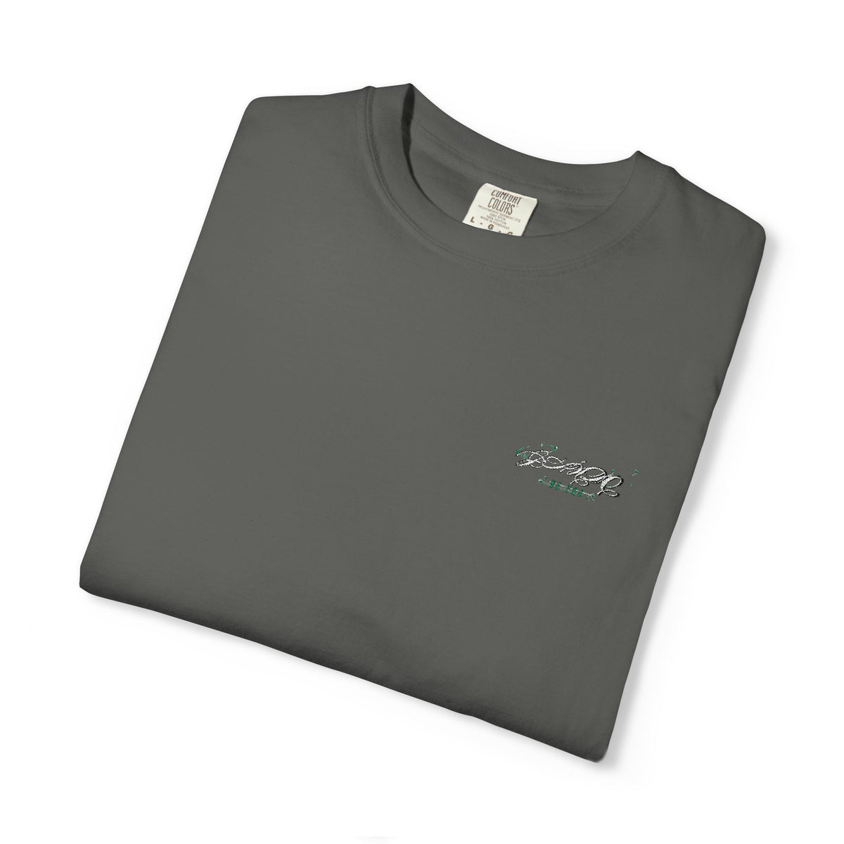 JÁNDO Embroidered Chest Logo Essential T-shirt