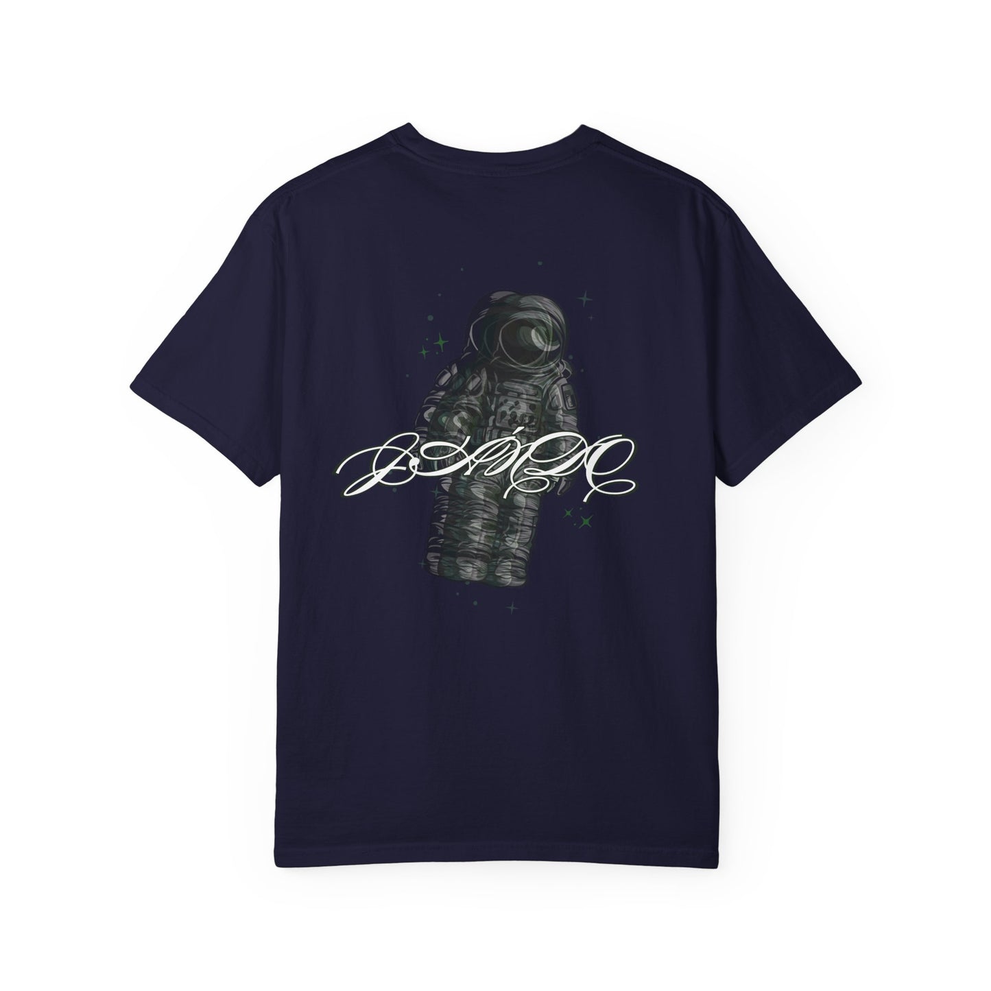 JÁNDO Graphic Glitched Astronaut T-shirt (Back Design)