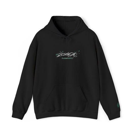 JÁNDO Embroidered Logo Essential Hoodie