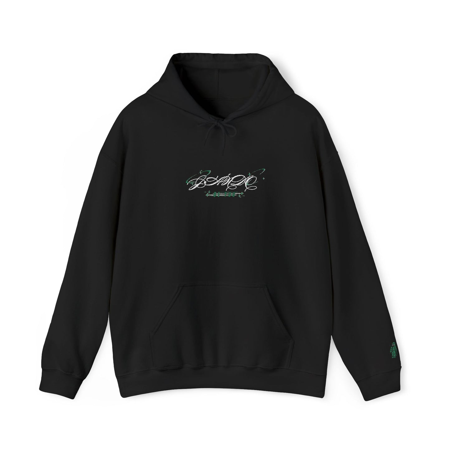 JÁNDO Embroidered Logo Essential Hoodie