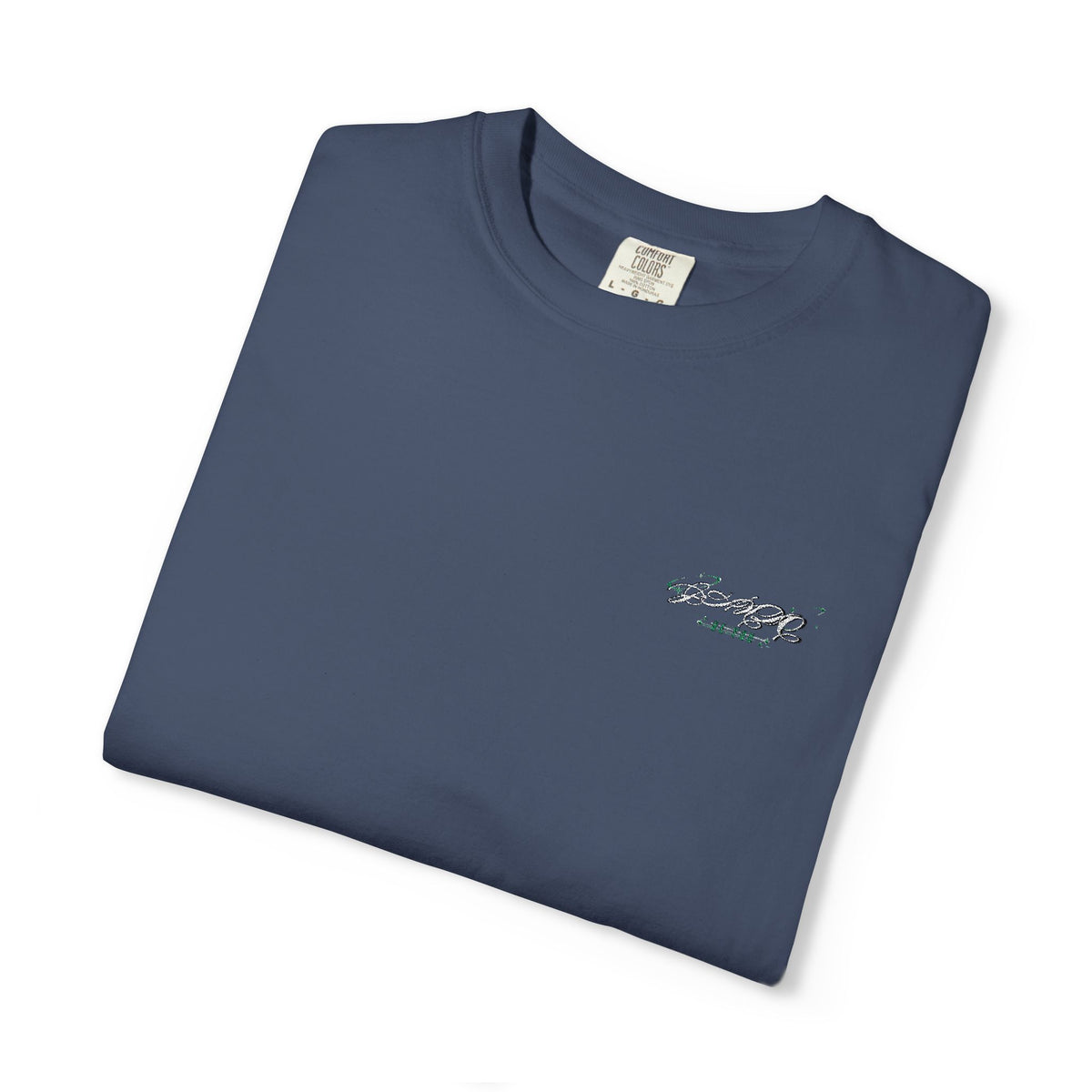 JÁNDO Embroidered Chest Logo Essential T-shirt