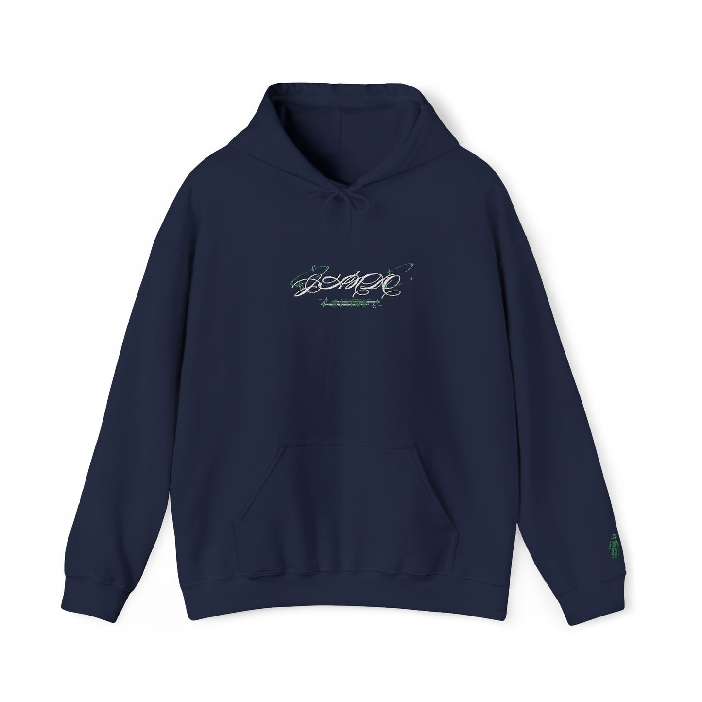 JÁNDO Embroidered Logo Essential Hoodie