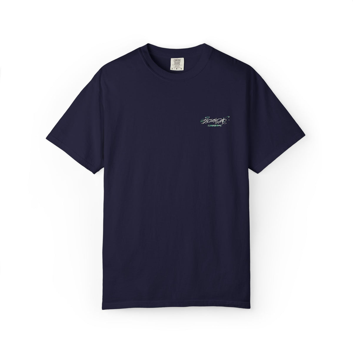 JÁNDO Embroidered Chest Logo Essential T-shirt